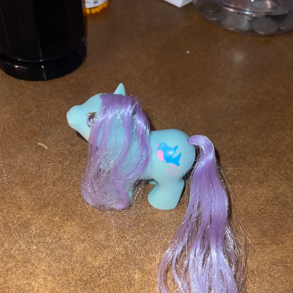 Vintage Toy Pony with Purple Hair